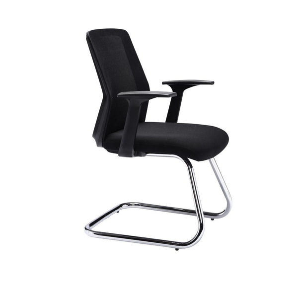 First Jemini Denali Visitor Chair 600x580x890mm Black Kf70061