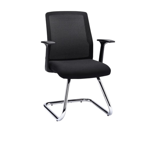 First Jemini Denali Visitor Chair 600x580x890mm Black Kf70061