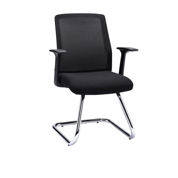 First Jemini Denali Visitor Chair 600x580x890mm Black Kf70061