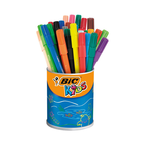 Bic Kids Visa Felt Tip Pens Ultra Fine Tip Assorted - (Pack of 36)
