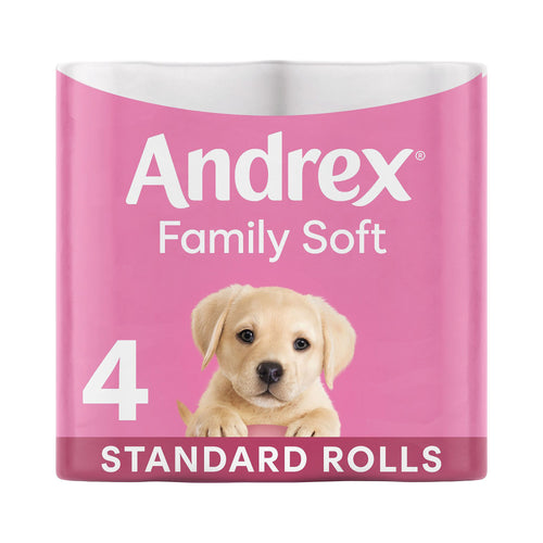 Andrex Family Soft Toilet Roll 2-ply 170 Sheets Per Roll – (Pack of 24)