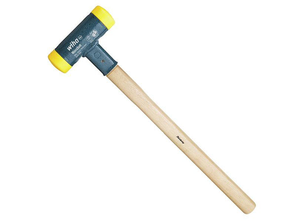 Wiha Soft-Face Dead-Blow Hammer, Hickory Handle