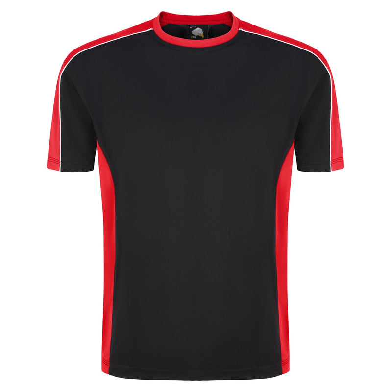ORN Avocet Wicking T-Shirt - Black/Red