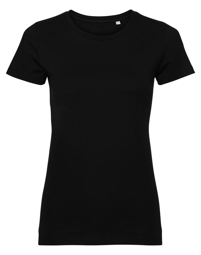 Russell Ladies Pure Organic Tee Black