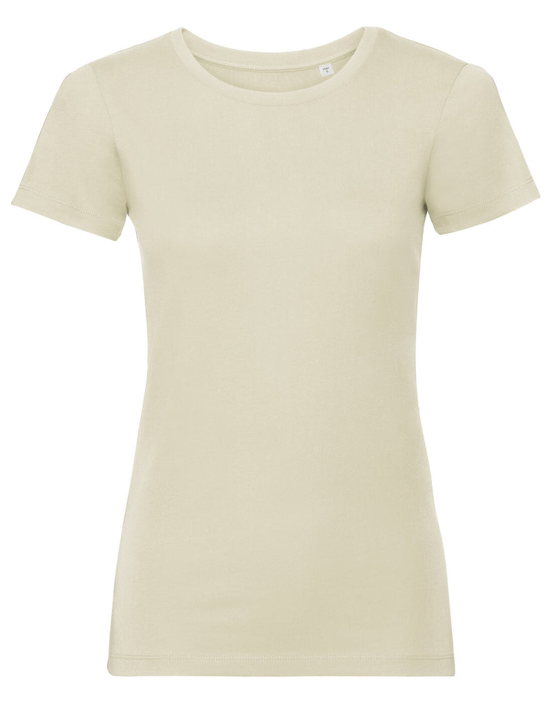 Russell Ladies Pure Organic Tee Natural