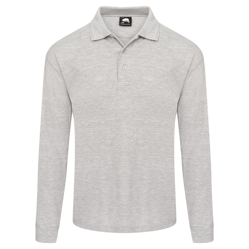 ORN Weaver Long Sleeved Poloshirt - Ash