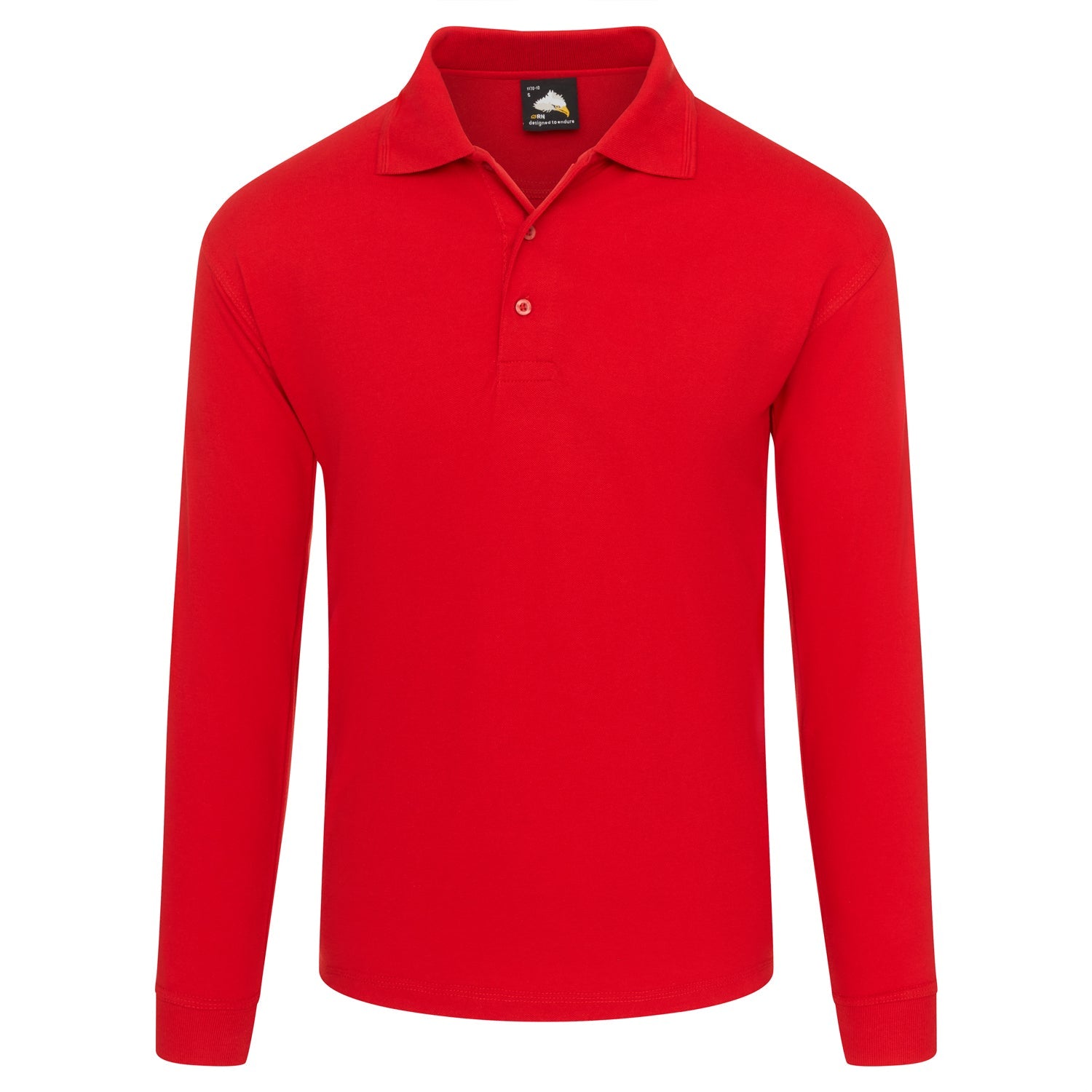ORN Weaver Long Sleeved Poloshirt - Red