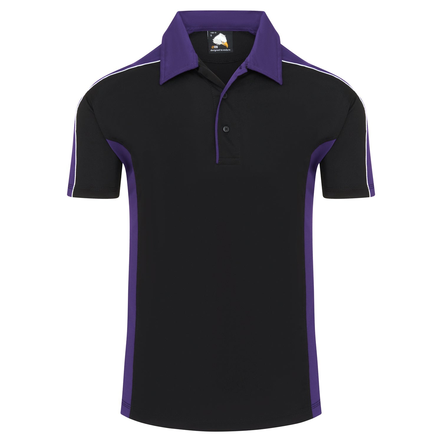 ORN Avocet Wicking Poloshirt - Black/Purple