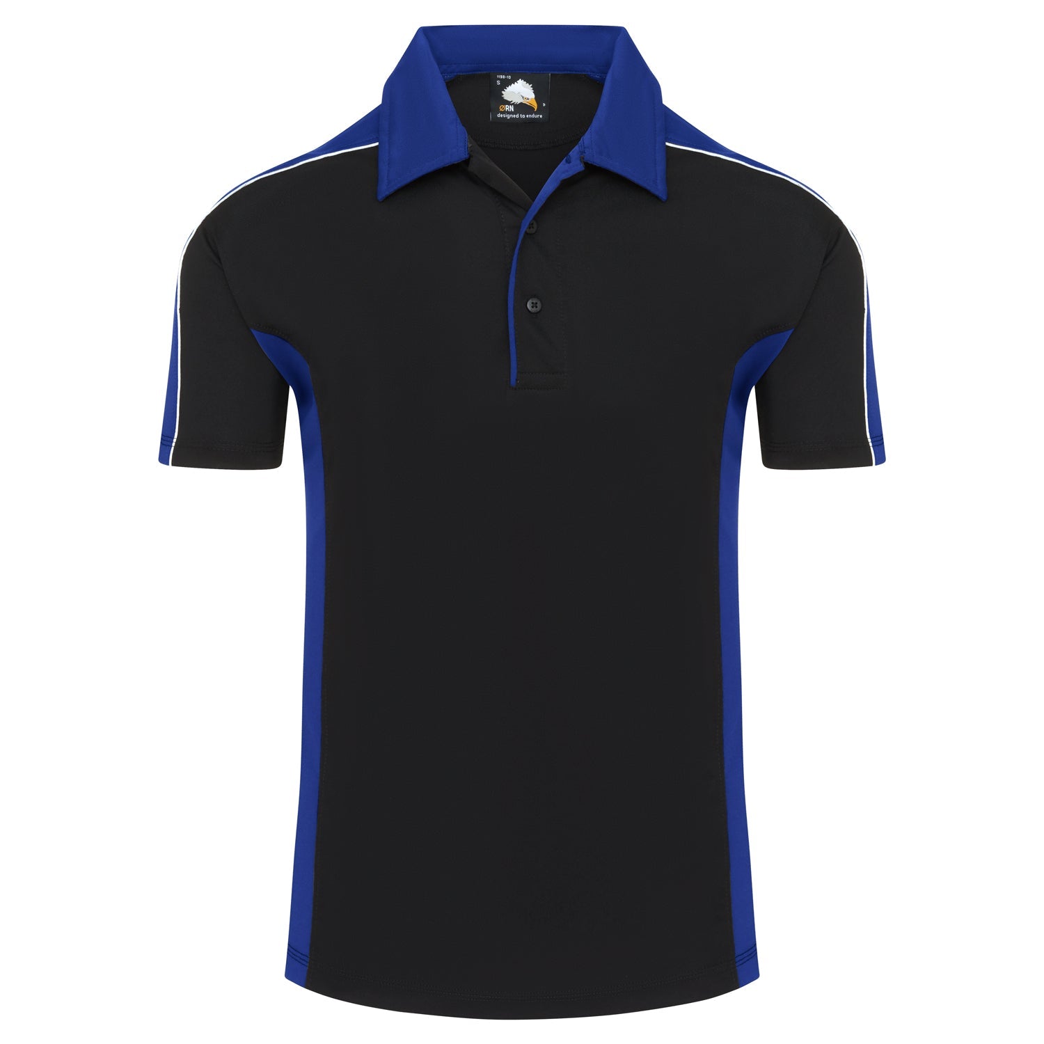 ORN Avocet Wicking Poloshirt - Black/Royal Blue