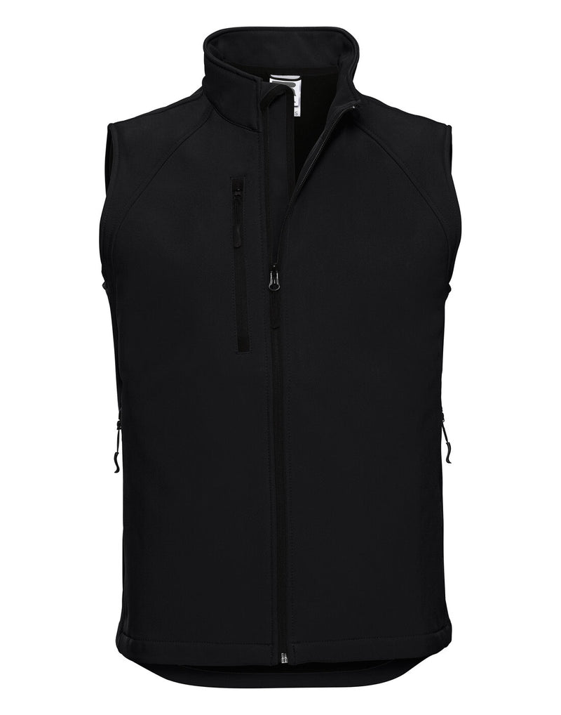 Russell Mens Softshell Gilet - Black