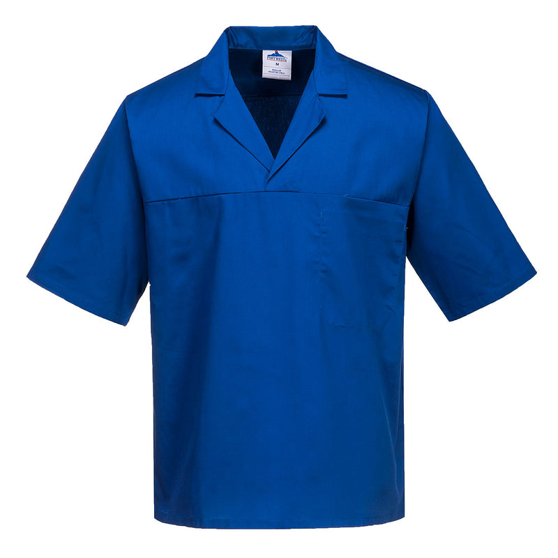 Portwest pilot shirt in red with twin chest pockets