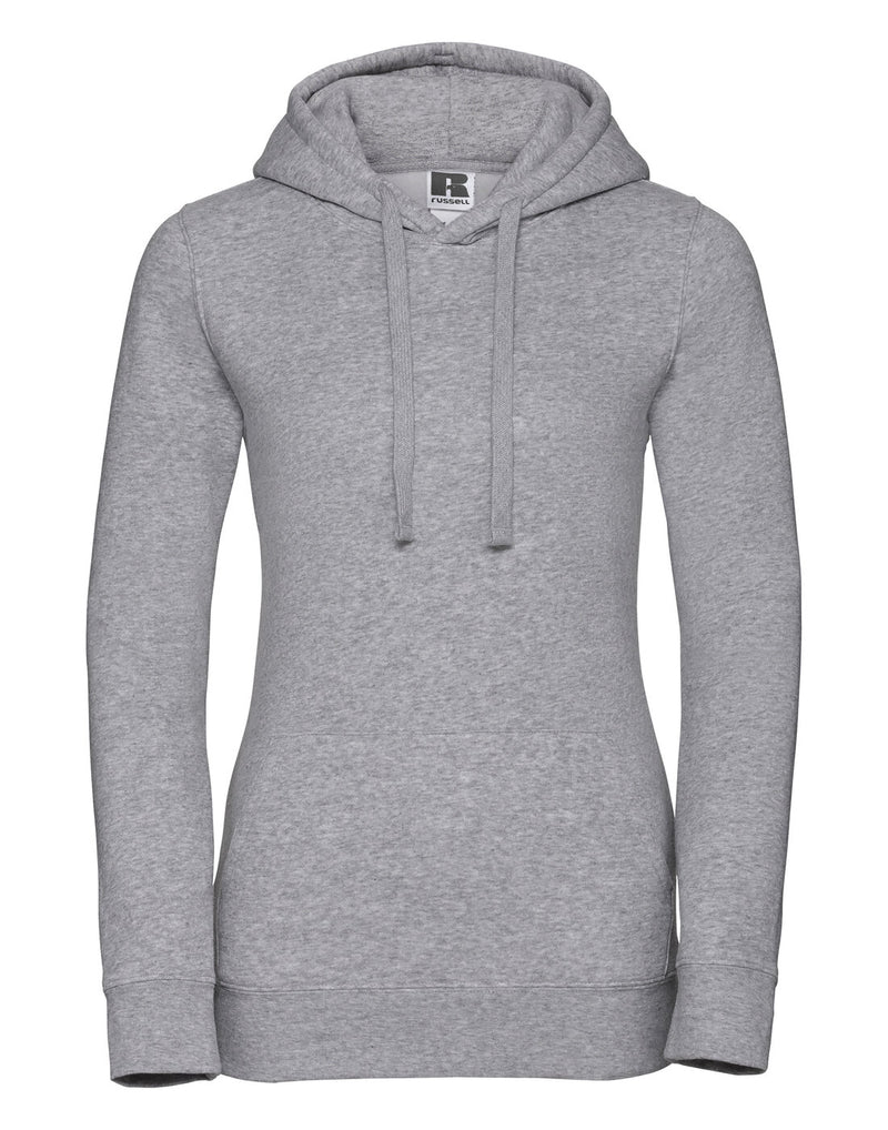Russell Ladies Authentic Hoodie Light Oxford