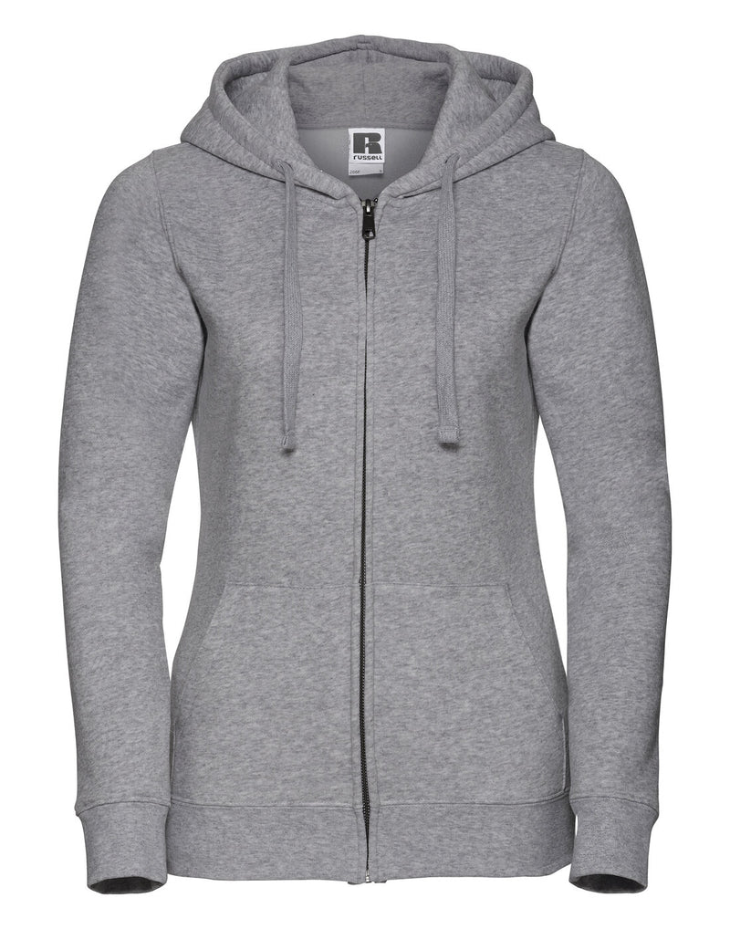 Russell Ladies Authentic Zipped Hood Light Oxford