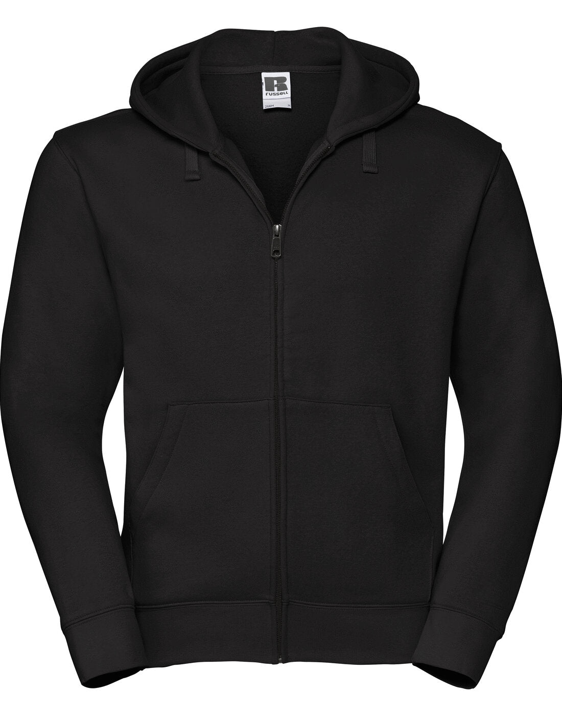 Russell Authentic Zipped Hood Black