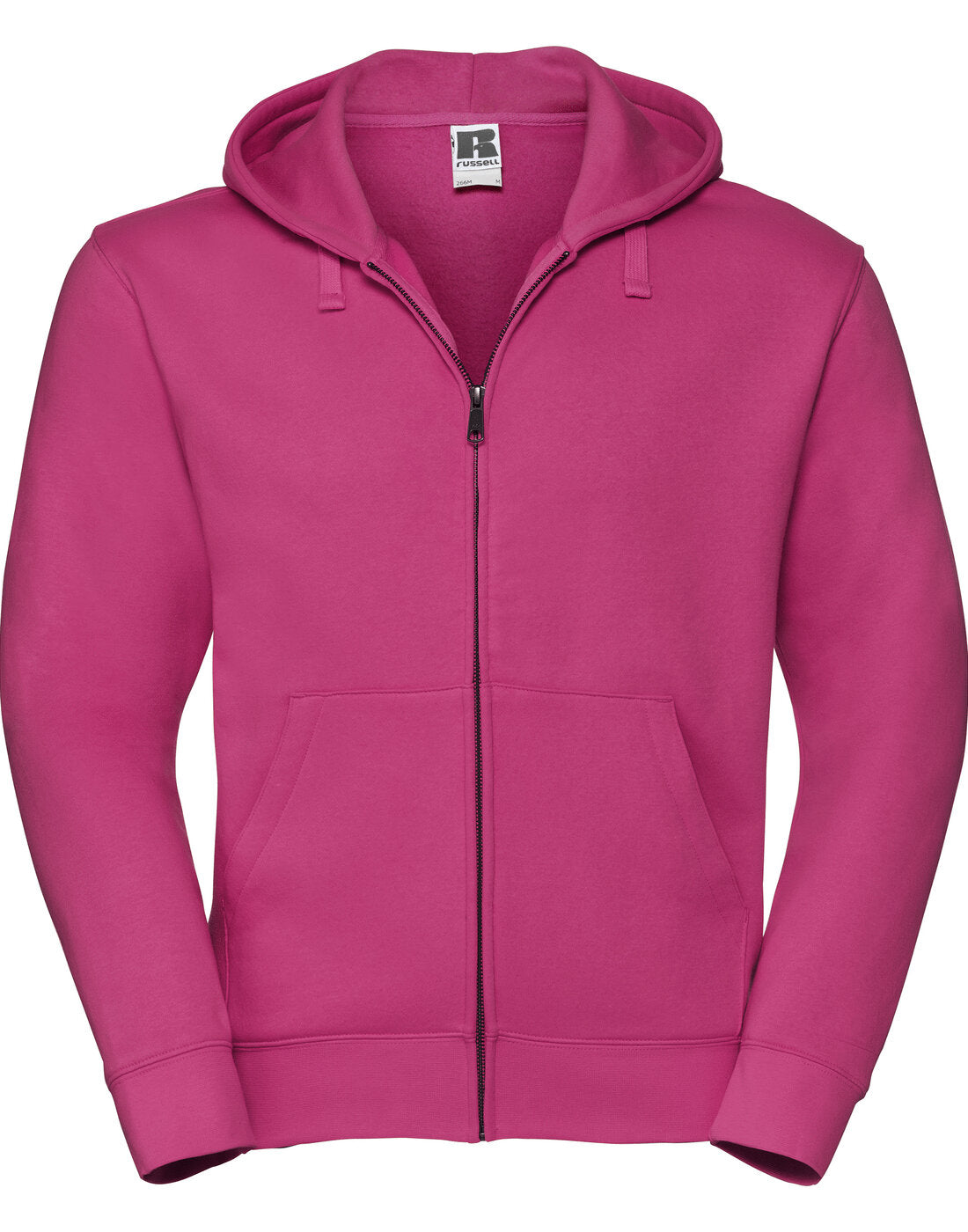 Russell Authentic Zipped Hood Fuchsia