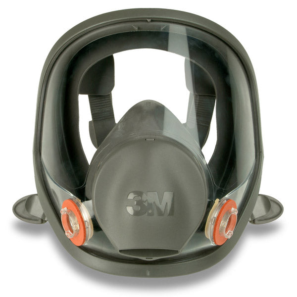 3M 6800S (Medium) Full Face Respirator Mask with a large, clear panoramic visor.