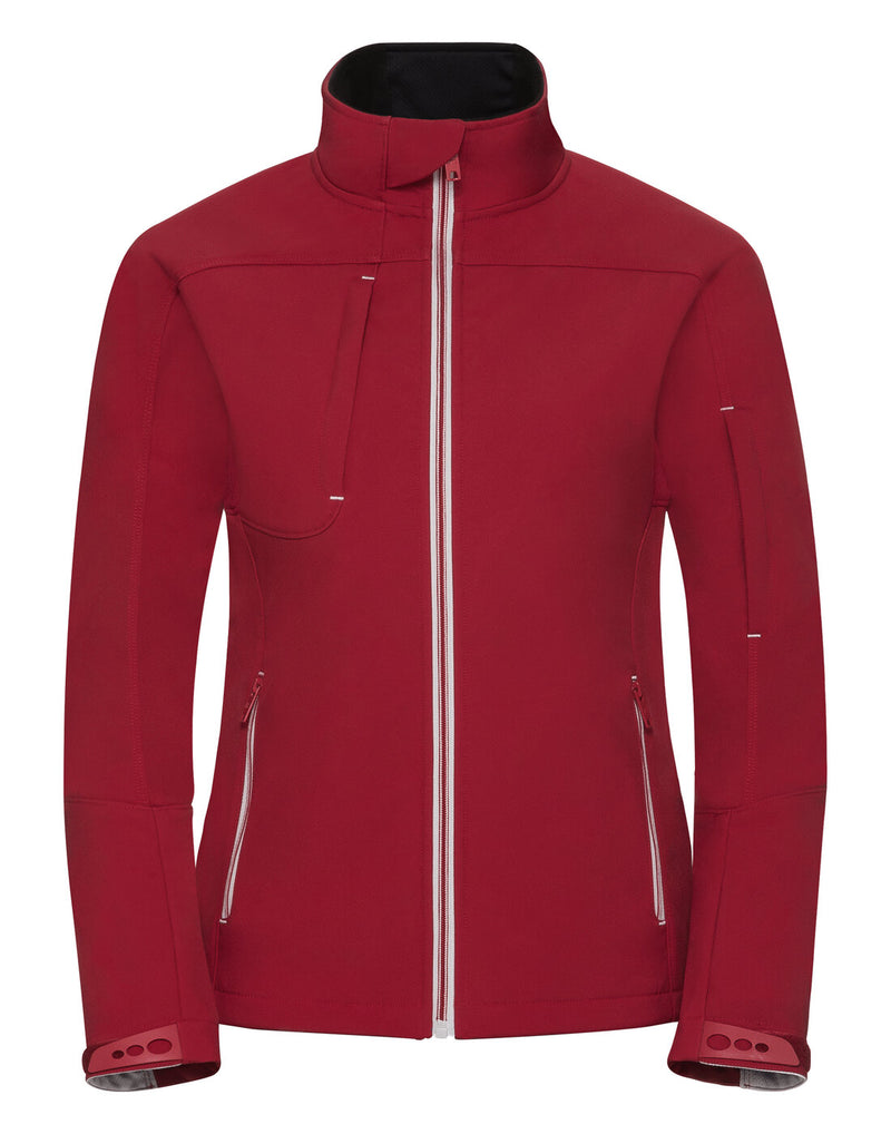 Russell Ladies Bionic Softshell Jacket Classic Red
