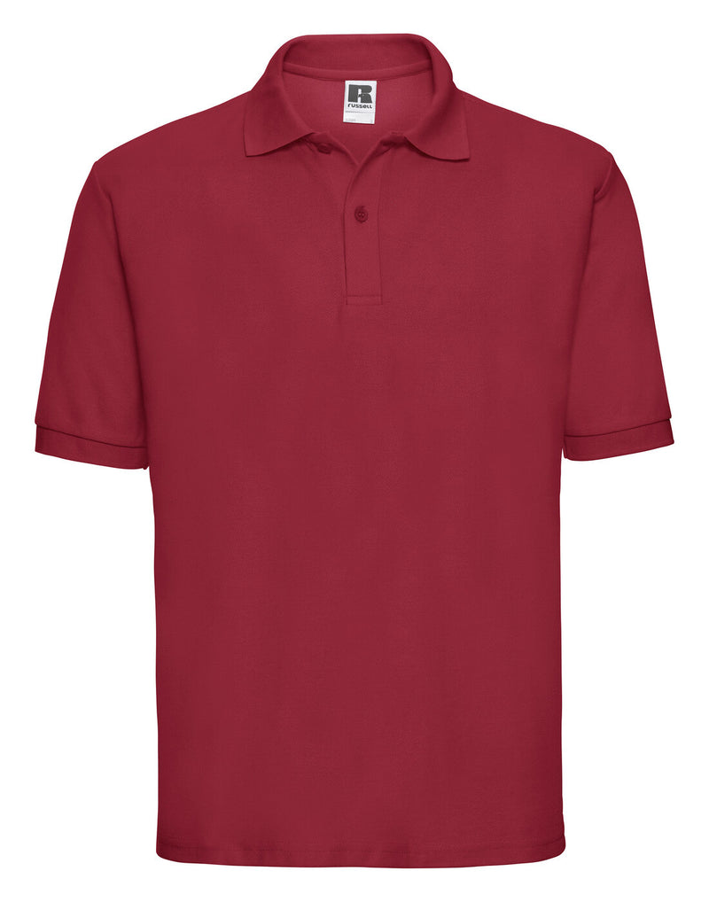 Russell Mens Classic Polycotton Polo Classic Red