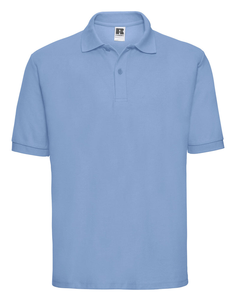 Russell Mens Classic Polycotton Polo Sky