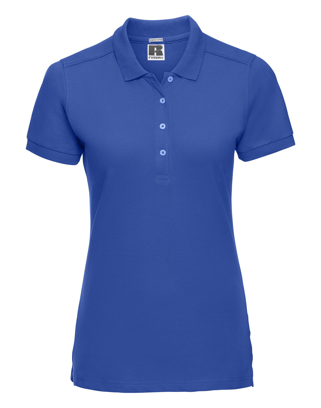 Russell Ladies Fitted Stretch Polo Azure