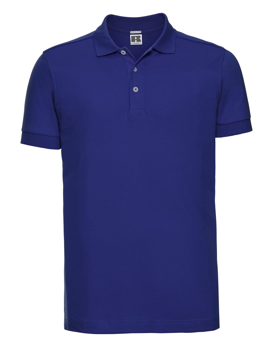 Russell Mens Fitted Stretch Polo Bright Royal