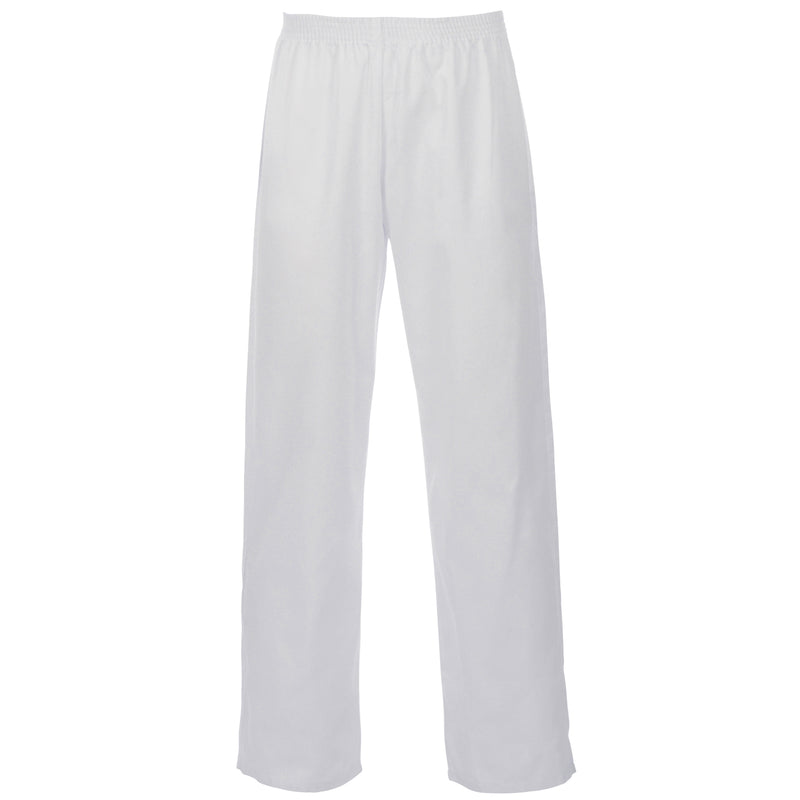 A Supertouch Polycotton Food Trousers shown from a clear angle.