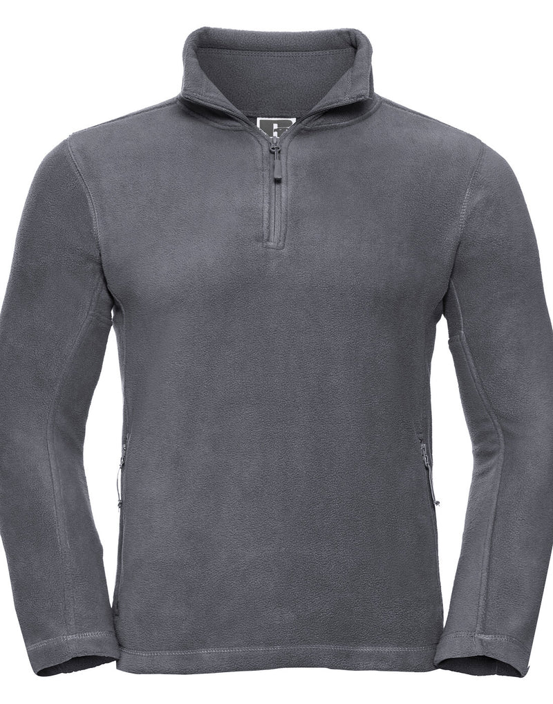 Russell Quarter Zip Outdoor Fleece Convoy Grey
