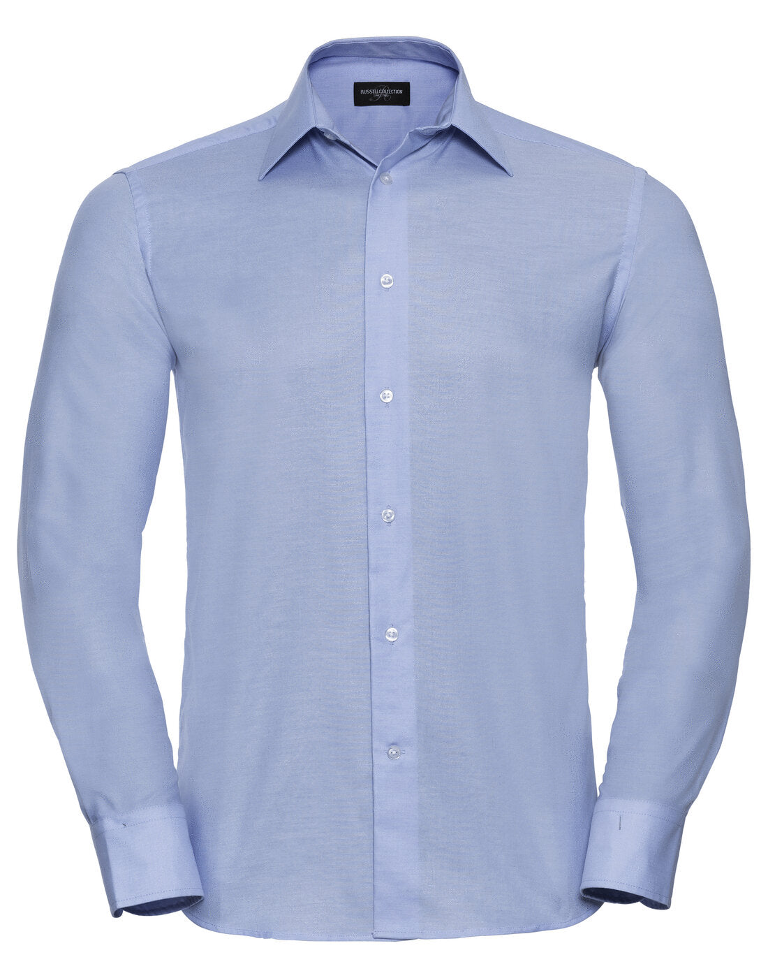 Russell Long Sleeve Tailored Oxford Shirt Oxford Blue