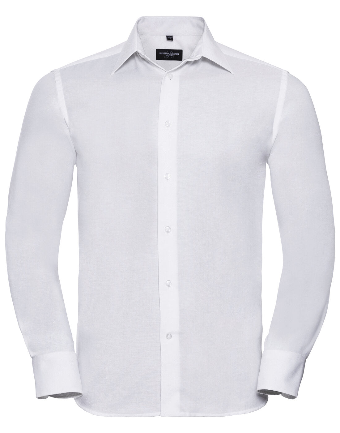 Russell Long Sleeve Tailored Oxford Shirt White