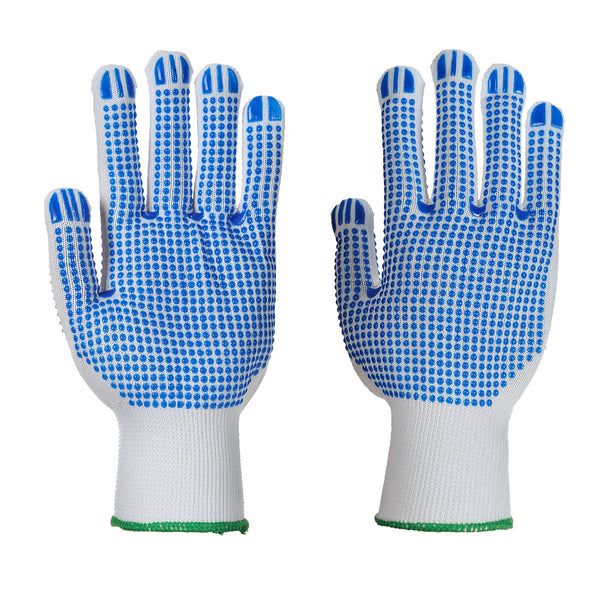 White Portwest A113 Cowhide Leather Driver Glove.