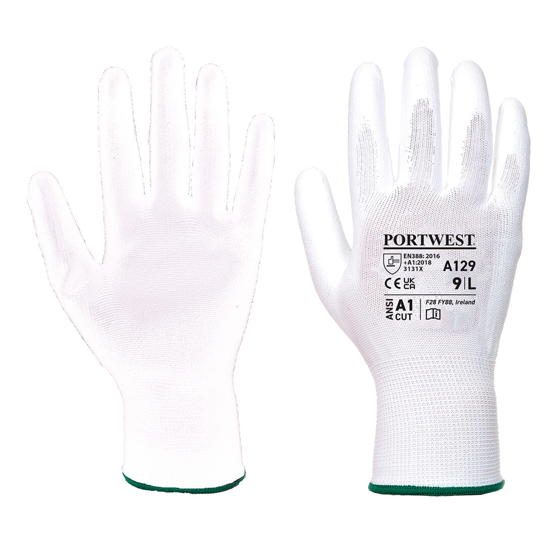 Portwest A129 PU Palm Glove - Carton (480 Pairs) for General Handling