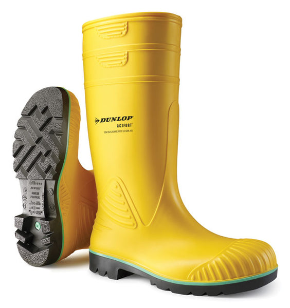 dunlop Acifort Heavy Duty Yellow 13