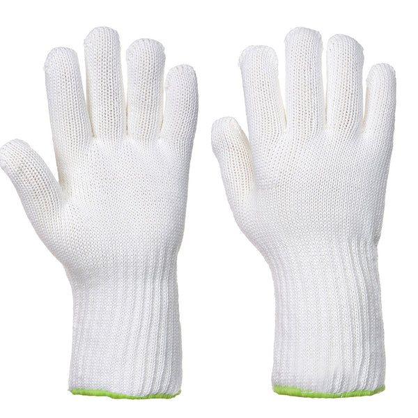 White Portwest A590 Food-Safe Heat-Resistant Glove.