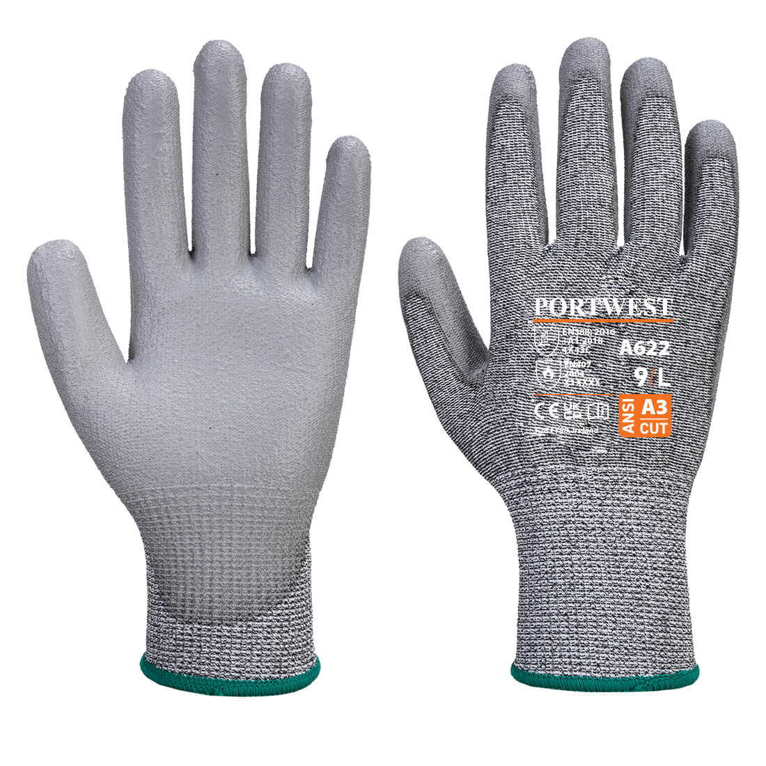 Portwest MR Cut Resistant Palm Work Gloves - A622