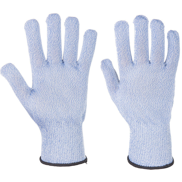 Blue Portwest A655 Nitrile Foam Cut-Resistant Glove, cut level B.