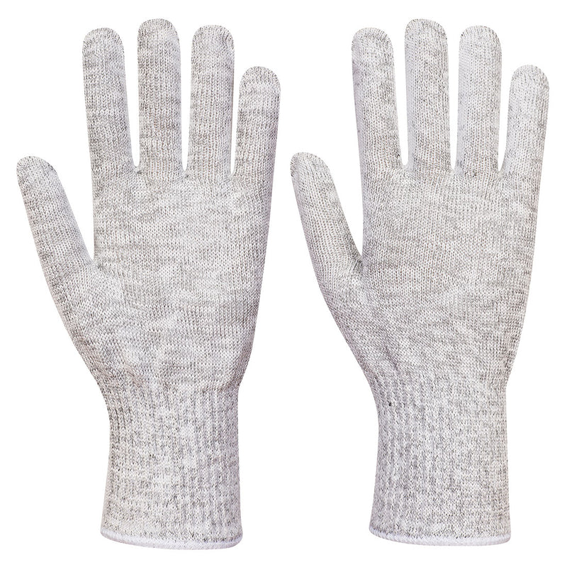 Grey Portwest A657 Nitrile Foam Cut-Resistant Glove, cut level C.