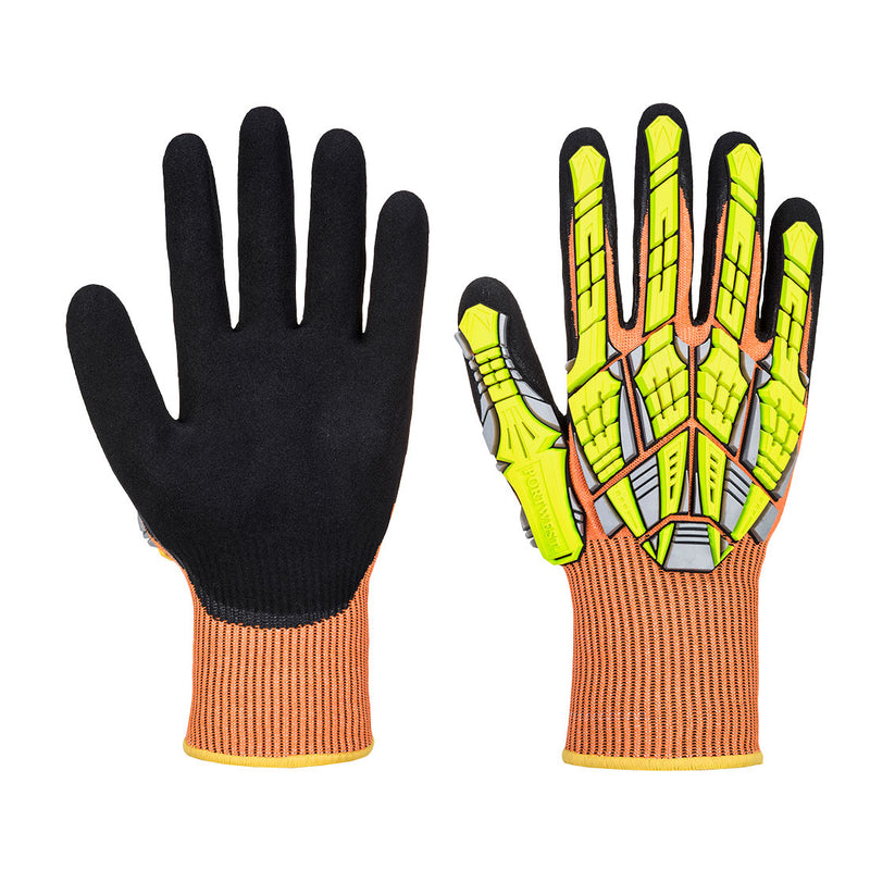 Hi-vis orange Portwest A727 Thermal-Lined Mechanic's Glove.