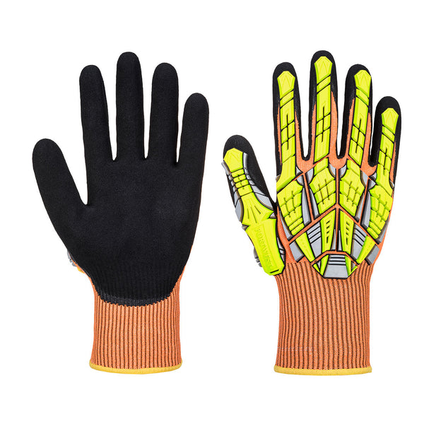 Hi-vis orange Portwest A727 Thermal-Lined Mechanic's Glove.