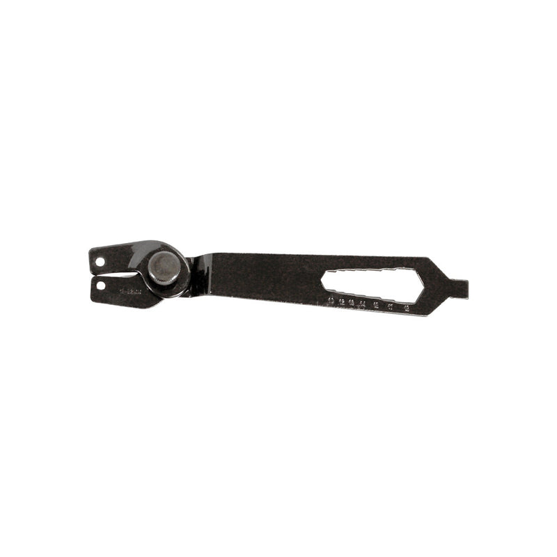 Abracs adjustable pin spanner with a black handle, designed for any angle grinder.