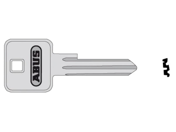 ABUS KB53836 key blank designed for the E60 Euro Profile cylinder series.