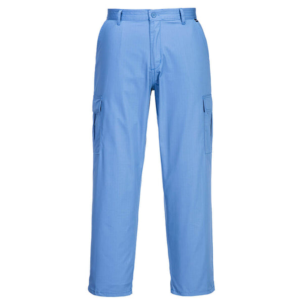 Portwest Anti-Static ESD Trouser in hospital blue