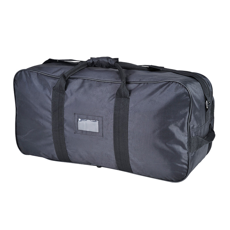 Black Portwest B900 holdall bag with durable straps and side pocket.