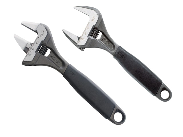 Bahco ERGO™ 90 Series Adjustable Wrench, Extra Wide Jaw
