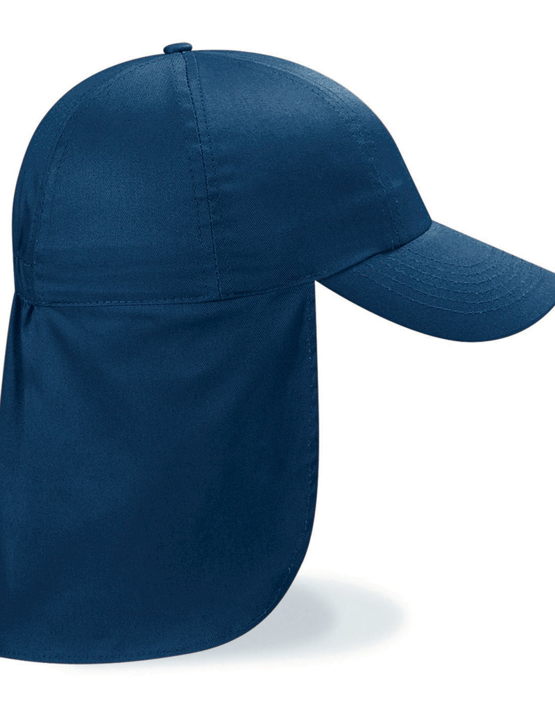 French navy blue Beechfield B11B baby original cuffed beanie.