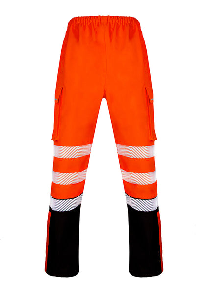 Deltic Beeswift Hi-Vis Two-Tone Ripstop Breathable And Waterproof Rail Overtrouser