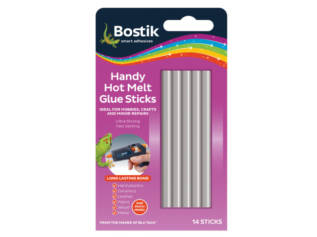 Bostik Handy Hot Melt Glue Sticks (Pack 14)