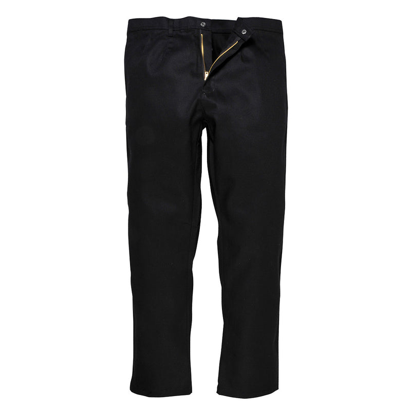 Portwest BZ30 Bizweld Trousers in black, front view