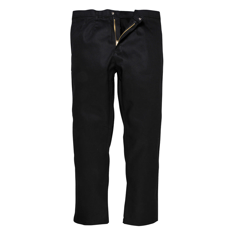 Portwest BZ30 Bizweld Trousers in black, back view