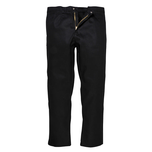 Portwest BZ30 Bizweld Trousers in black, back view