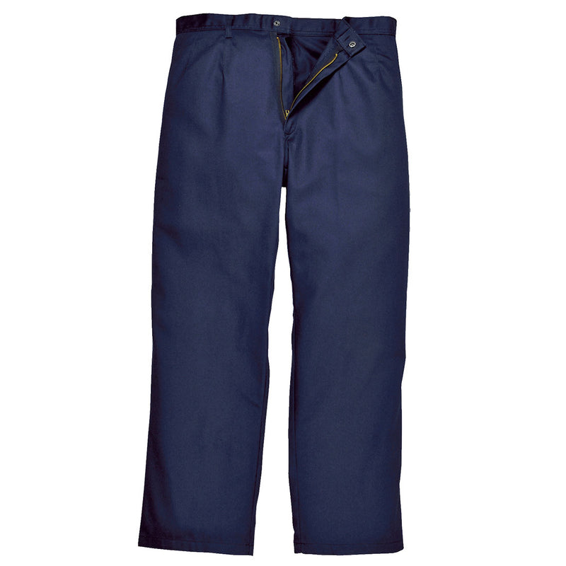 Portwest BZ30 Bizweld Trousers in navy, back view